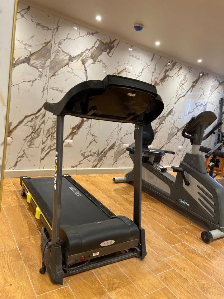 Fitness room aboard the Nile cruise