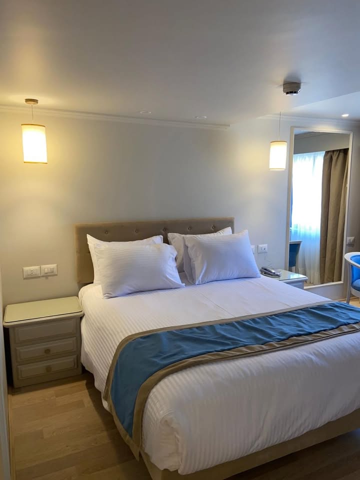 Double cabin aboard the Nile cruise