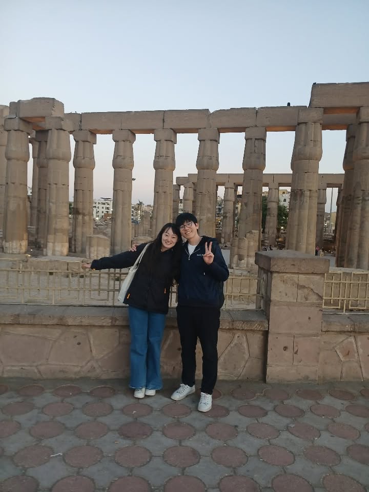 Guests visiting the temples of Luxor