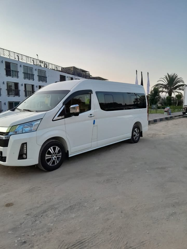 Private air-conditioned tour van in Luxor